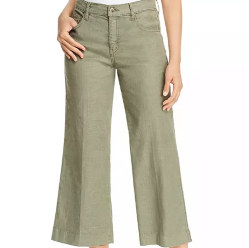 Wide Leg Cropped Pant
